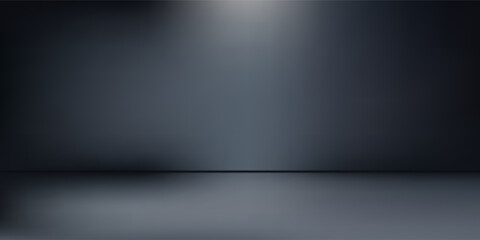 Empty abstract dark abstract cement wall and studio room with smoke float up interior texture for display products wall background art simple abstract design