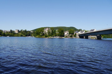 Bleilochstausee der Saale in Thüringen