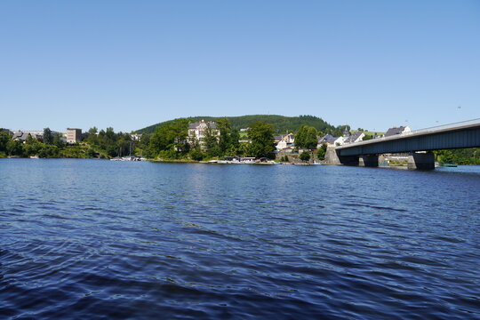 Bleilochstausee der Saale in Th&uuml;ringen