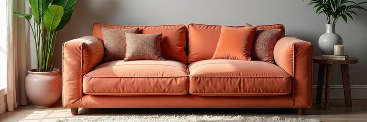 A plush, inviting cushion settee, perfect for relaxing and adding a touch of elegance to any room  Ideal for small spaces, apartments, or as extra seating , accessories, comfort