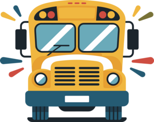 Captivating school bus illustration ready for exciting back to school designs today