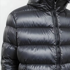 puffer jacket, down jacket, padded coat, winter clothes, AI Generative