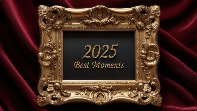 2025 Best Moments framed artwork