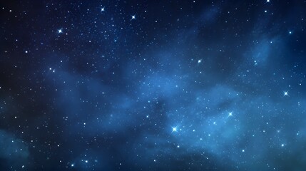 Naklejka premium Deep space sparkles with numerous stars and nebulae.