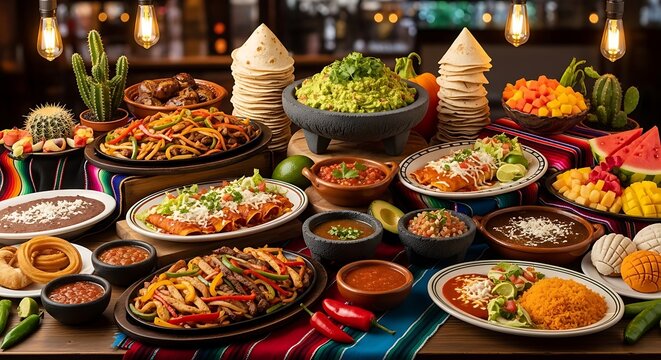 Authentic Mexican Feast - A Vibrant Culinary Celebration.
