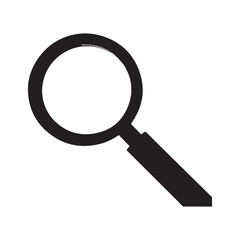 magnifying glass isolated on white. vector icon eps 10
