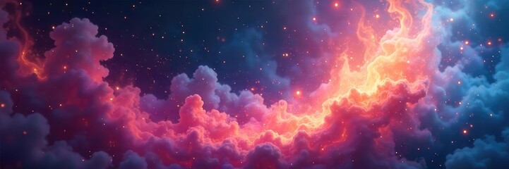 Ethereal flames dance and swirl, creating a mystical and otherworldly spectacle of vibrant color and incandescent energy Perfect for fantasy, magic, and spiritual themes , smoky, incandescent