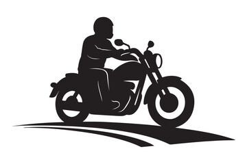 silhouette of a motorcycle driving 