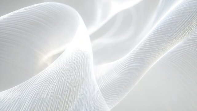 A detailed shot of white fabric texture