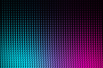 Abstract. Futuristic. Vibrant. A dark abstract background with a 3D grid of teal and magenta pyramids, ideal for a gaming channel, a music event poster, or a creative tech startup brand.