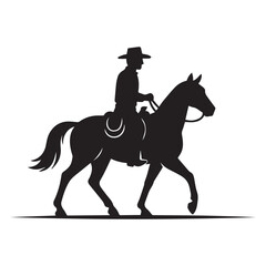 horse rider silhouette