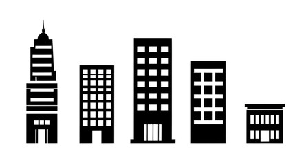 Building silhouette, City skyline vector, Urban building shape, Architecture silhouette, Skyscraper outline, Modern city vector, Black building icon, Building shadow art, Urban skyline illustration, T