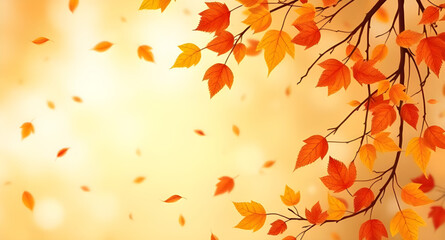 Autumn artistic design, Autumn soft light, Fall leaves texture, Autumn season graphic, Autumn leaf wallpaper, Autumn scenic view, Colorful fall background, Autumn nature art