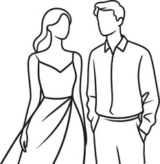 minimalist continuous line art portraits.eps