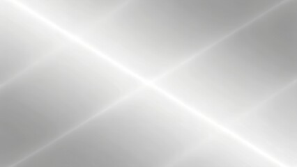 Glossy Silver Metallic Surface with Crossed Diagonal Light Reflections