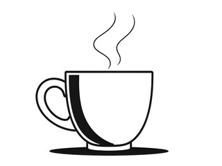 coffee cup silhouette, coffee mug silhouette, steaming mug silhouette, hot coffee silhouette, espresso cup silhouette, latte cup silhouette, cappuccino silhouette, takeaway coffee silhouette, paper cu