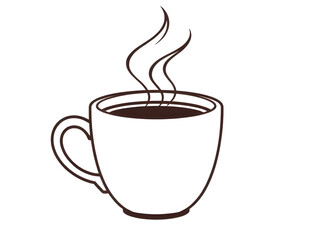 line icon coffee mug, filled icon mug, ui coffee symbol, app icon coffee, simple glyph mug, outline stroke coffee, thin iconset coffee, modern flat mug, trendy coffee illustration, minimalist icon mug