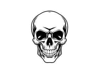 Human skull shape, Skeleton head silhouette, Skull art, Skull design, Skull illustration, Skull graphic, Horror skull icon, Scary skull vector, Gothic skull silhouette, Halloween skull art, Death symb