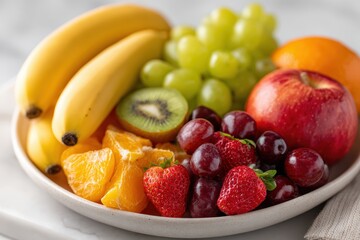 Fresh Fruit Platter Healthy Snack Variety