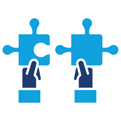 Target Flat Blue Icon