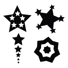 Abstract Starburst Icon Set