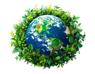 _Green oak branch with leaves isolated on white or transparent background - 59