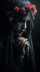 Exploring Dark Romanticismand Haunting Imagery in Gohic Literature Artworks