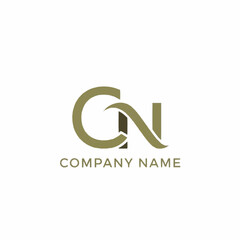 Obraz premium Elegant CN Logo Design for Company Branding and Identity.