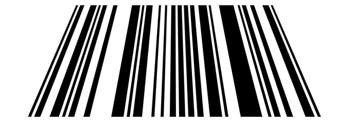 Código de barras en perspectiva