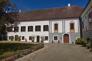 Monastery in Zlata Koruna, Cesky Krumlov district,Czech republic,Europe
