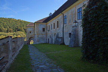Monastery in Zlata Koruna, Cesky Krumlov district,Czech republic,Europe
