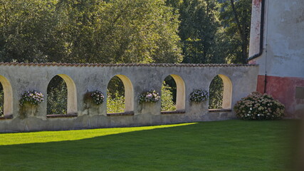 Monastery in Zlata Koruna, Cesky Krumlov district,Czech republic,Europe
