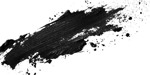 Ink splashes stencil very detailed collection. High quality manually traced. Retro grunge banners set	