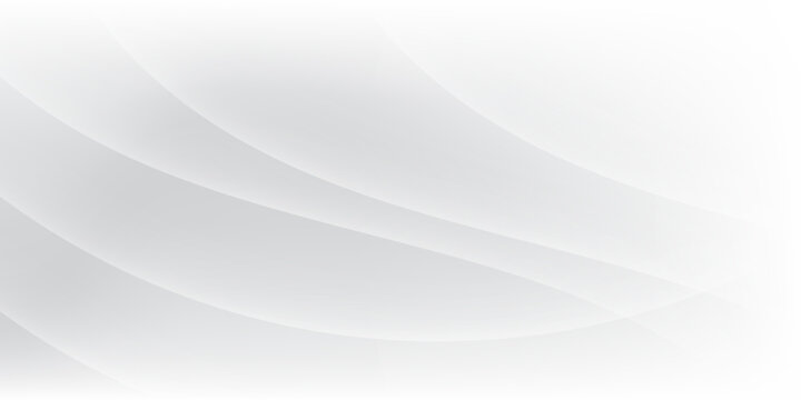 Curtain white wave soft shadow and blurred. frabic shapes curve designs. abstract backround on isolated. Vector Modern