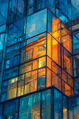 Exploring the mesmerizing ance of light and imagery:A deep dive into the captiating artistry and beauty f glass window reflectionsin urban landscapes and arhitecture