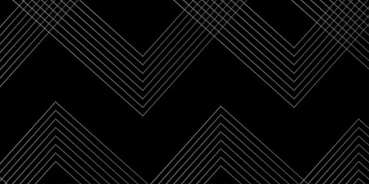 Dark abstract geometric triangle pattern, repeating chevron V lines, thin metallic bronze lines on black background, minimal luxury design, clean vector style, modern wallpaper texture.