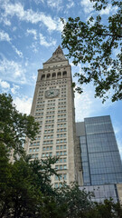 impressions of new York, the editon hotel tower, view from the madison square park, downtown manhattan, New York City, NY, USA