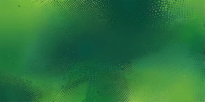 The green grunge texture features an abstract digital halftone pattern with a subtle light blue grid element, ideal for a technology or business backdrop illustration