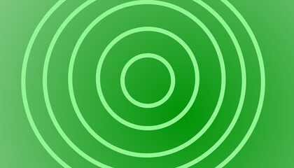 green background with spiral circles