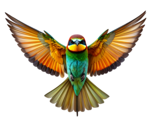 Europäischer Bienenfresser, transparenter Hintergrund, PNG