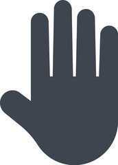 Raised Hand Icon