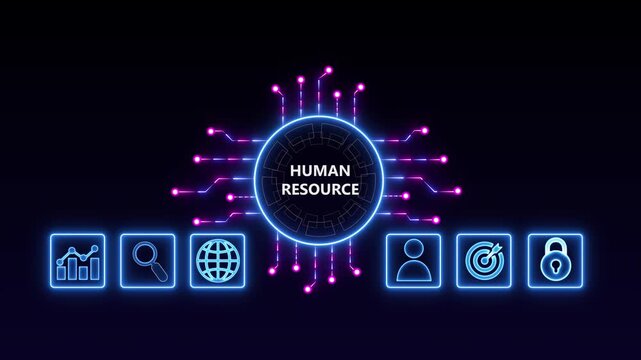 Human Resources Management Concept.