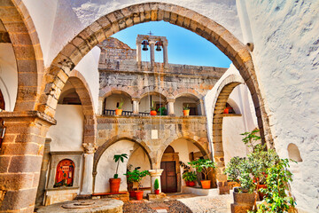 The Monastery of Saint John the Theologian in Patmos, Greece