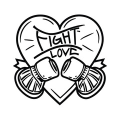 black and white cartoon illustration love symbol art icon logo