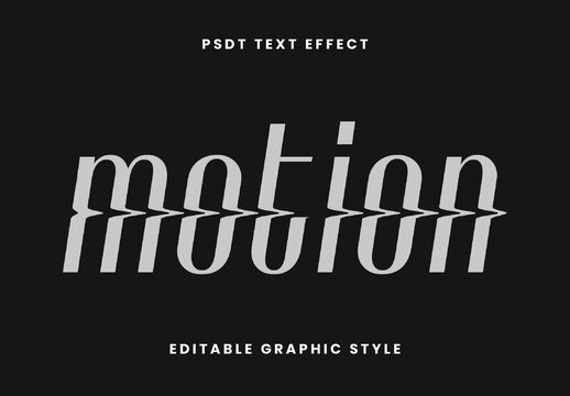 Glitch Distortion Text Effect