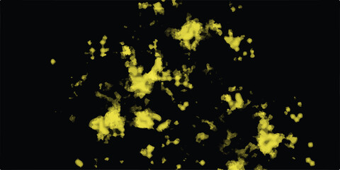 Snowflakes on dark background. white icy snowflakes isolated on golden background, natural background. golden crystalline powder on a black background.Black and golden grunge. Monochrome.