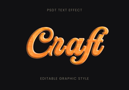Orange Stitch Embroidery Text Effect Script Patch Font