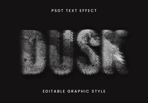 Grain Dust Text Effect
