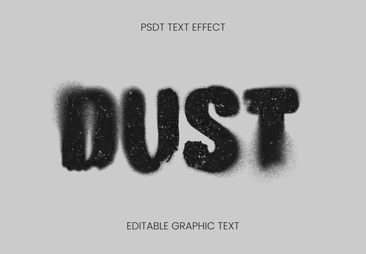 Dirty Dust Text Effect