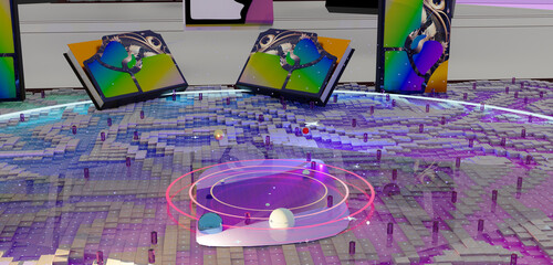 Aesthetic aesthetology aesthereal 3D render concept abstract books story fantasy